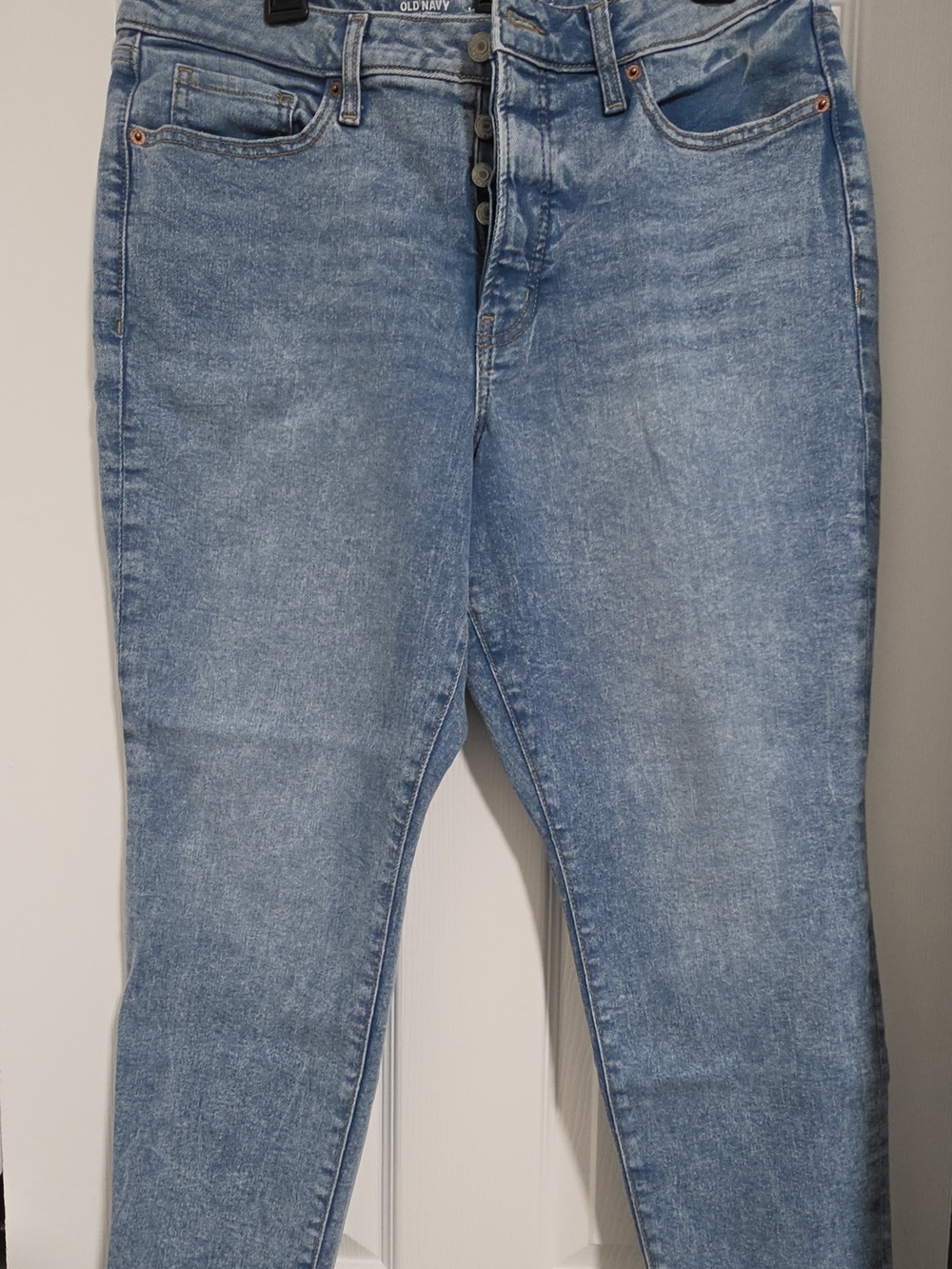 Old Navy Light Wash Skinny Jeans - Faded Blue Denim